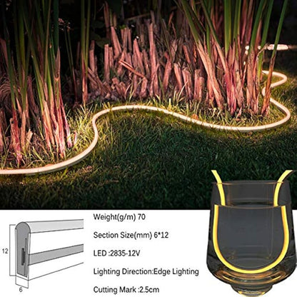 Warm White  LED Neon Rope Light for Home /Business/Holiday /Birthday Deco 12V50 FT/15 Meters