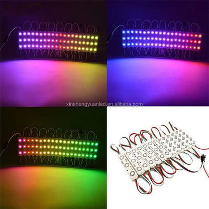 RGB full color IC WS2811  20X3LED IP65 smart programming LED pixel module for Channel letter light