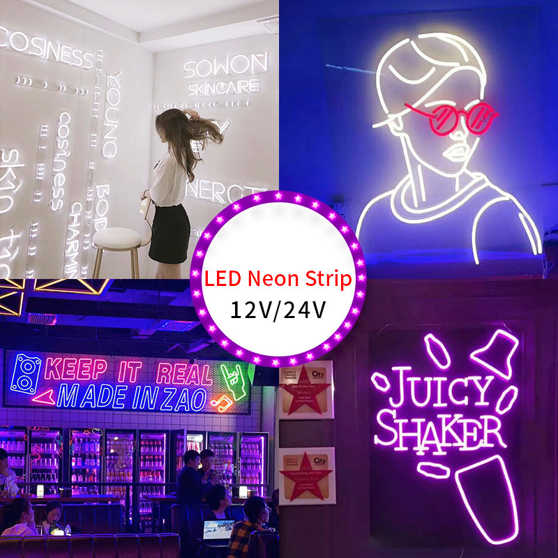 Neon Led Factory 6*12mm  Decorative Lighting Waterproof Custome Led Neon Strip Light