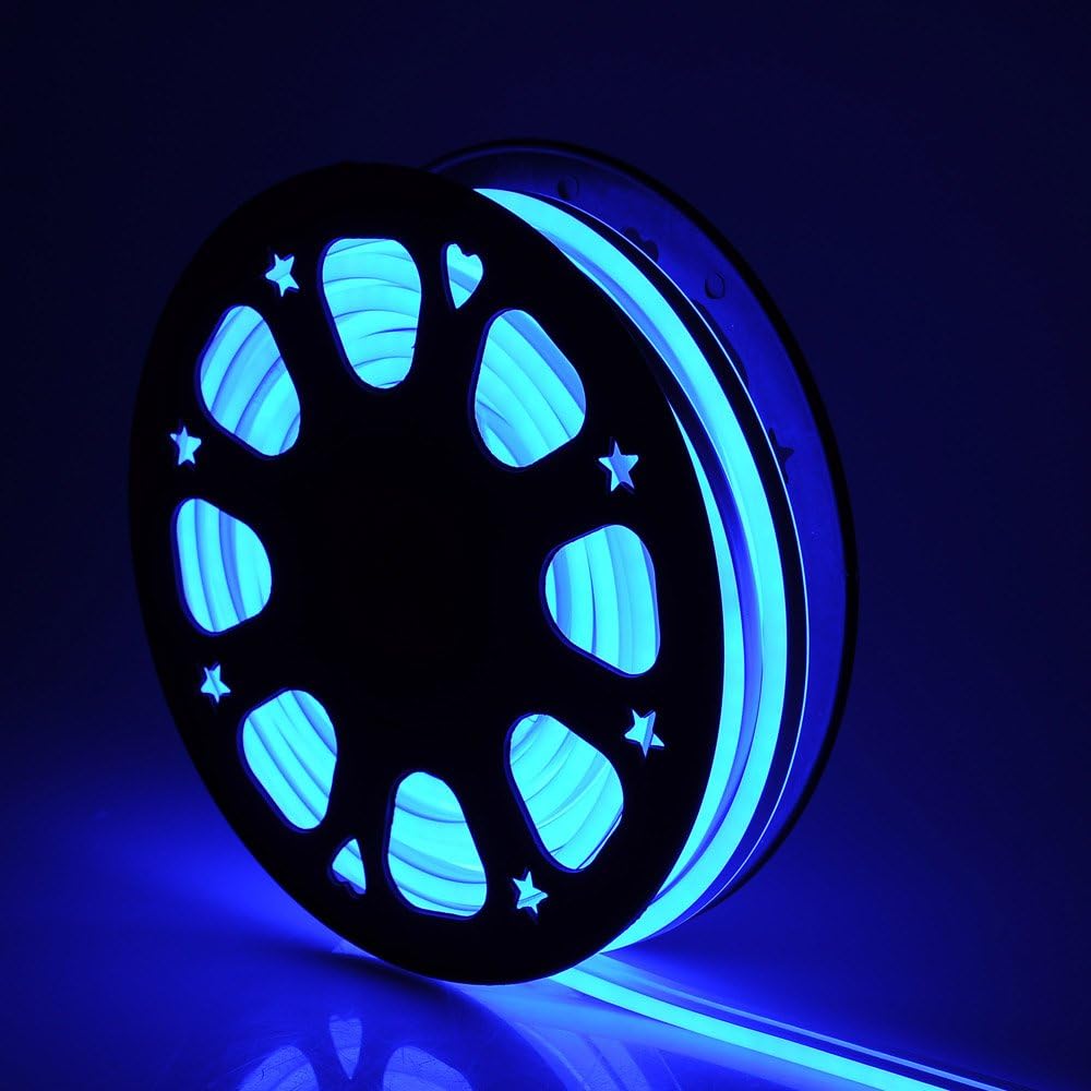 Blue LED Neon Flex Light 12V DC  50 FT/15 Meters