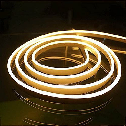 Warm white LED Neon Rope Lights 16.4FT/5 Meters 12V IP67